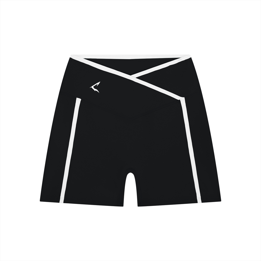 Women’s High Rise Color Block Yoga Shorts