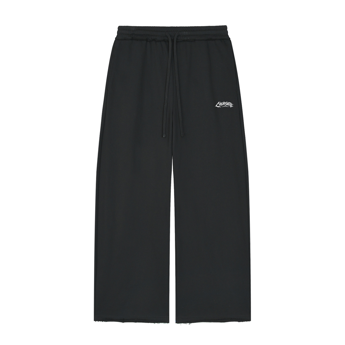 Women’s Wide Leg Raw Edge Sweatpants