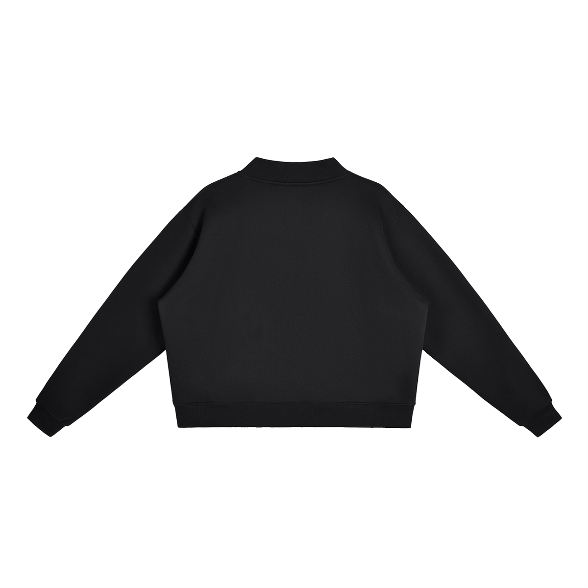Women's Fleece Mock-Neck Crew Sweatshirt