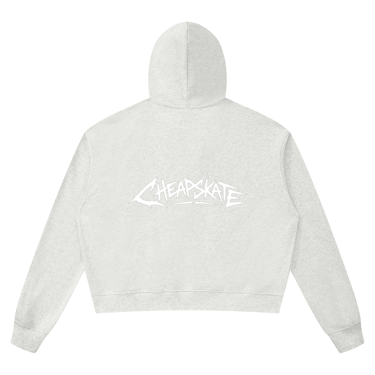Unisex V-Cut Chest Boxy Raw Edge Hoodie