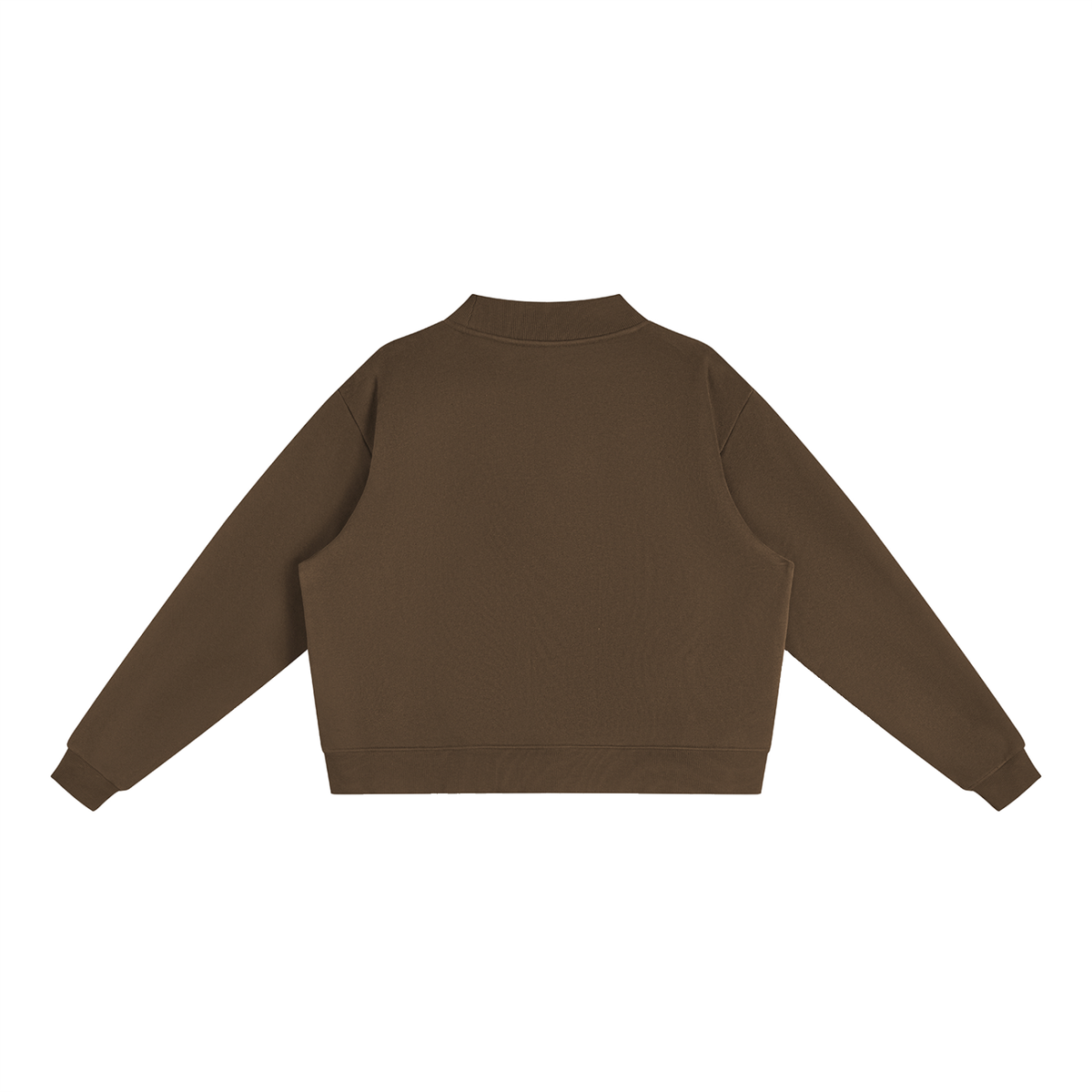 Women's Fleece Mock-Neck Crew Sweatshirt