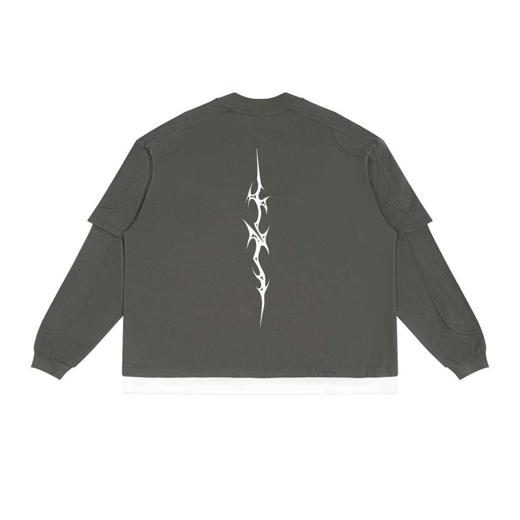Unisex Paneled Layer T-Shirt