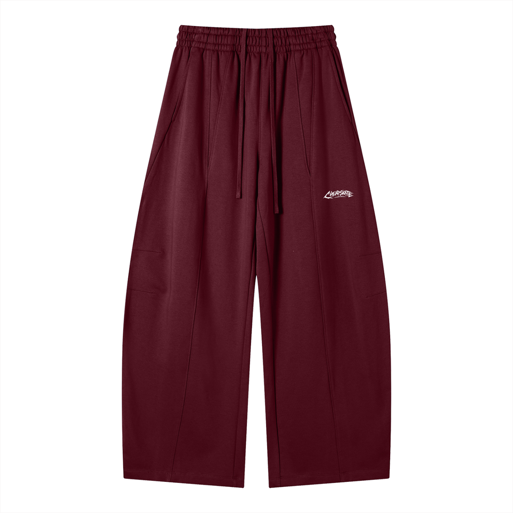 Heavyweight Wide Leg Panel Sweatpants