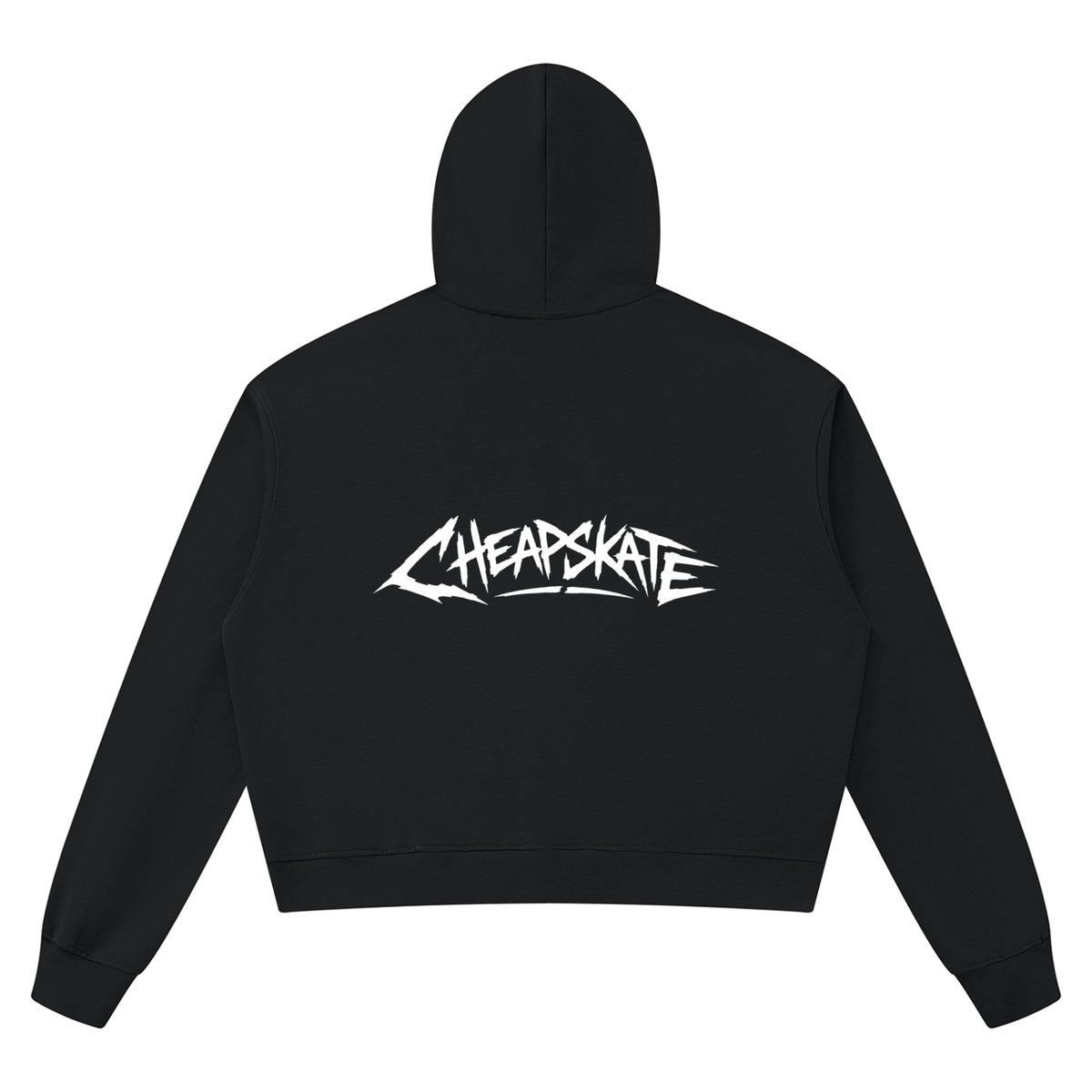 Unisex V-Cut Chest Boxy Raw Edge Hoodie
