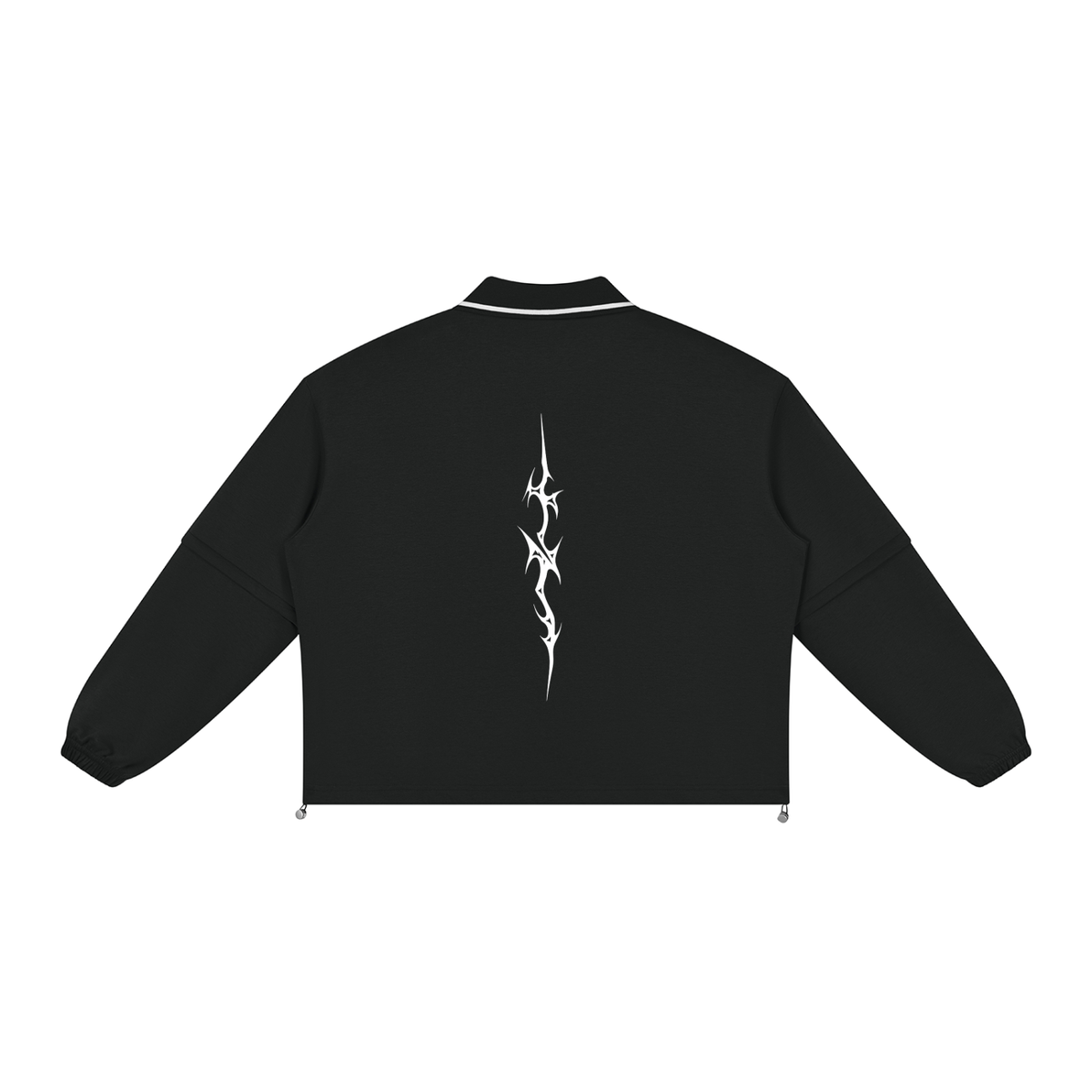 Unisex Boxy Collared Detachable Sweatshirt