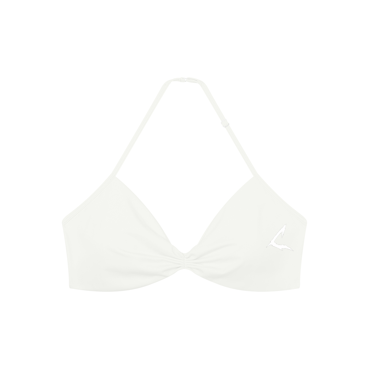 Women’s Ruched Halter-Neck Sports Bra